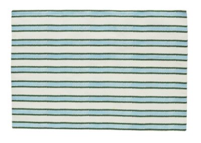 Everhome&trade; Zig-Zag Stripe Placemats in Green/Blue (Set of 4)