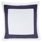 Alternate image 0 for Everhome&trade; Emory Hotel Border European Pillow Sham in Navy