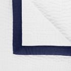 Alternate image 3 for Everhome&trade; Hanover Hotel Border 3-Piece King Quilt Set in Navy