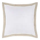 Alternate image 0 for Everhome&trade; Reid Ladder Stitch European Pillow Sham in Natural