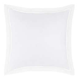 Everhome™ Reid Ladder Stitch European Pillow Sham in White
