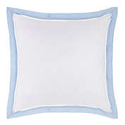 Everhome&trade; Reid Ladder Stitch European Pillow Sham in Blue