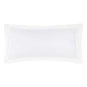 Everhome&trade; Reid Ladder Stitch Lumbar Throw Pillow in White