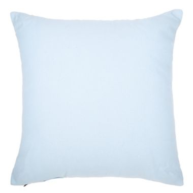 Everhome&trade; Chunky Stripe Square Throw Pillow in Skyway/White. View a larger version of this product image.