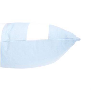 Everhome&trade; Chunky Stripe Square Throw Pillow in Skyway/White. View a larger version of this product image.