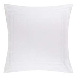 Everhome™ Sullivan Triple Baratta 400-Thread-Count European Pillow Sham in White/White
