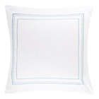 Alternate image 0 for Everhome&trade; Sullivan Triple Baratta 400-Thread-Count European Pillow Sham in White/Skyway