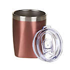 Alternate image 1 for Simply Essential&trade; 10 oz. Stainless Steel Rocks Wine Tumbler in Rose Gold