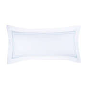 Everhome&trade; Sullivan Triple Baratta Lumbar Throw Pillow in White/Skyway