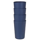 Alternate image 1 for Simply Essential&trade; Eco-Plastic Tumblers in Navy (Set of 4)