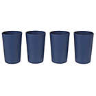 Alternate image 0 for Simply Essential&trade; Eco-Plastic Tumblers in Navy (Set of 4)