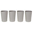 Alternate image 0 for Simply Essential&trade; Eco-Plastic Tumblers in Grey (Set of 4)