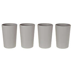 Simply Essential™ Eco-Plastic Tumblers in Grey (Set of 4)