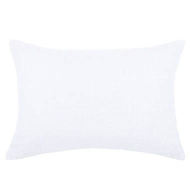 Bee &amp; Willow&trade; Bee Embroidered Oblong Throw Pillow in White. View a larger version of this product image.