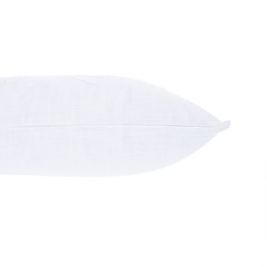Bee &amp; Willow&trade; Bee Embroidered Oblong Throw Pillow in White. View a larger version of this product image.