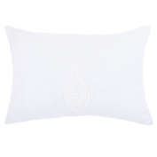 Bee &amp; Willow&trade; Bee Embroidered Oblong Throw Pillow in White
