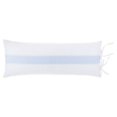 Bee &amp; Willow&trade; Center Stripe Oblong Throw Pillow in Blue