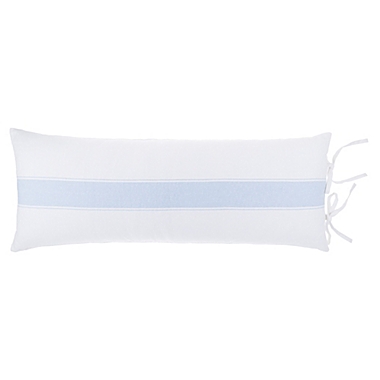 Bee &amp; Willow&trade; Center Stripe Oblong Throw Pillow in Blue. View a larger version of this product image.