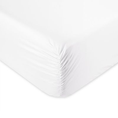 1 Piece Fitted/Bottom Sheet Ultra Soft 1000 TC Egyptian Cotton White Solid