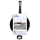 Alternate image 4 for Simply Essential&trade; Nonstick 5 qt. Aluminum Covered Saute Pan in Grey
