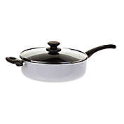 Simply Essential&trade; Nonstick 5 qt. Aluminum Covered Saute Pan in Grey
