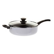 Simply Essential&trade; Nonstick 5 qt. Aluminum Covered Saute Pan in Grey