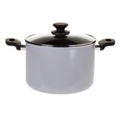 Simply Essential&trade; Nonstick Aluminum Covered Stock Pot in Grey