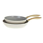 Alternate image 2 for Our Table&trade; Limited Edition Nonstick Aluminum 2-Piece Fry Pan Set in Ivory