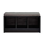 Alternate image 0 for Squared Away&trade; 3-Cube Storage Bench in Raven Black