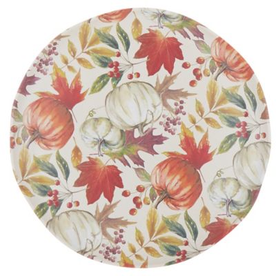 Bee and Willow&trade; Harvest Melamine 14-Inch Round Serving Tray