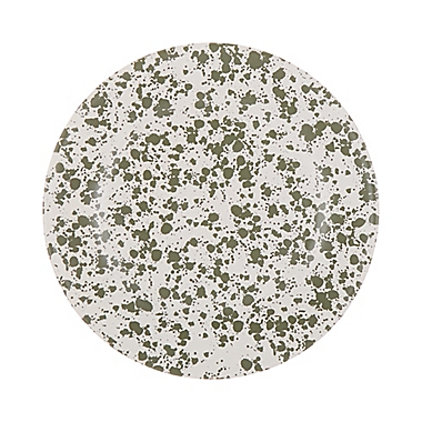Bee &amp; Willow&trade; Harvest Splatter Melamine Dinner Plate in Deep Lichen. View a larger version of this product image.