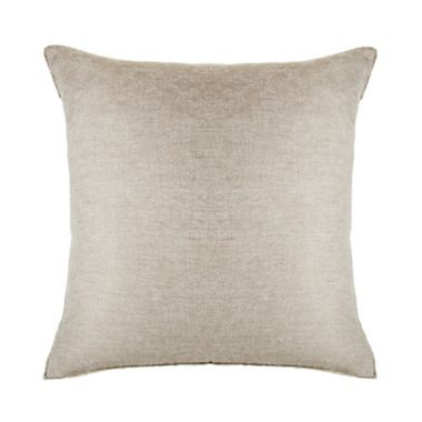 The Threadery&trade; Erased Jacquard European Pillow Sham in Natural. View a larger version of this product image.