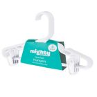 Alternate image 2 for mighty goods&trade; 3-Pack Children's Hangers with Clips in White