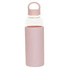 Alternate image 0 for Simply Essential&trade; 16.9 oz. Glass Water Bottle in Pink
