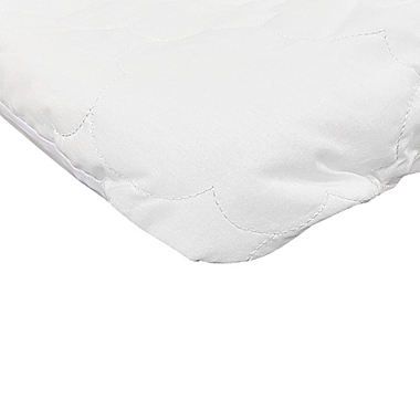 mighty goods&trade; Fitted Crib and Toddler Mattress Pad Cover in White. View a larger version of this product image.