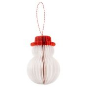 H for Happy&trade; 4-Inch Paper Snowman Christmas Ornaments (Set of 4)