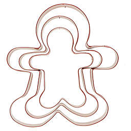 H for Happy™ 3-Piece Holiday Gingerbread Man Cookie Cutters Set in Bright White