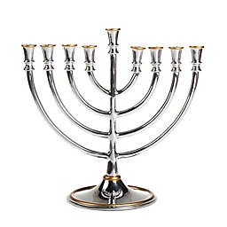 H for Happy™ Classic Hanukkah Menorah in Silver/Gold