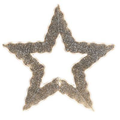 H for Happy&trade; 22.5-Inch LED Tinsel Star Decorative Christmas Decoration in Gold