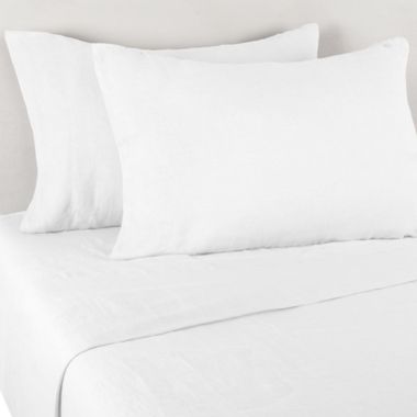 The Threadery&trade; Pure Belgian 165-Thread-Count King Sheet Set in Vanilla. View a larger version of this product image.