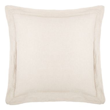 The Threadery&trade; Linen European Pillow Sham in Natural. View a larger version of this product image.