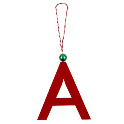 H for Happy&trade; Letter Monogram Christmas Ornament
