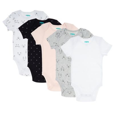 mighty goods&trade; 5-Pack Short Sleeve Bodysuits