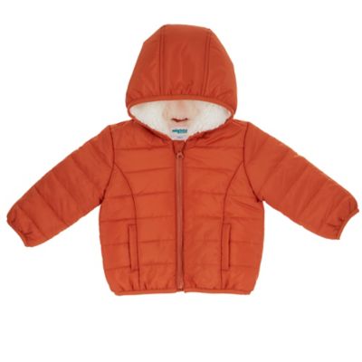 mighty goods&trade; Newborn Puffer Jacket in Orange Mango