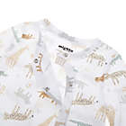 Alternate image 1 for mighty goods&trade; Newborn Snap Front Footie in White Safari