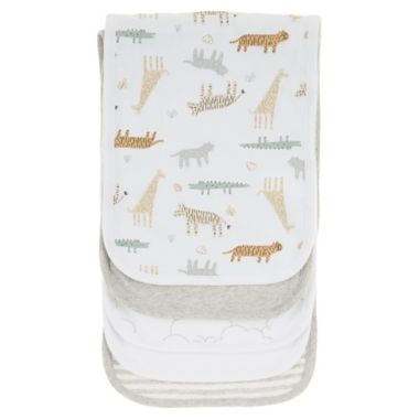 mighty goods&trade; 5-Pack Burp Cloths in Grey Combo. View a larger version of this product image.