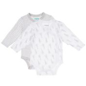 mighty goods&trade; 2-Pack Cross-Over Bodysuits