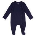 Alternate image 2 for mighty goods&trade; Size 3M 3-Pack Snap Front Footies in Navy Whale Combo