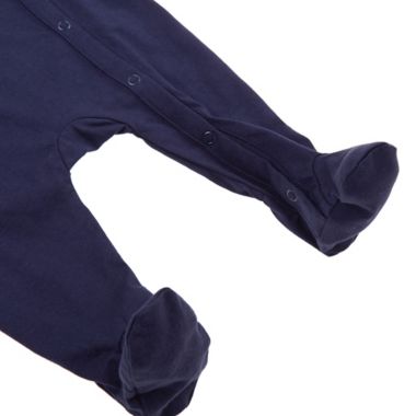 mighty goods&trade; Size 3M 3-Pack Snap Front Footies in Navy Whale Combo. View a larger version of this product image.
