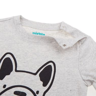 mighty goods&trade; Size 24M 3-Pack Long Sleeve T-Shirts in Multi Dogs/Stripes. View a larger version of this product image.